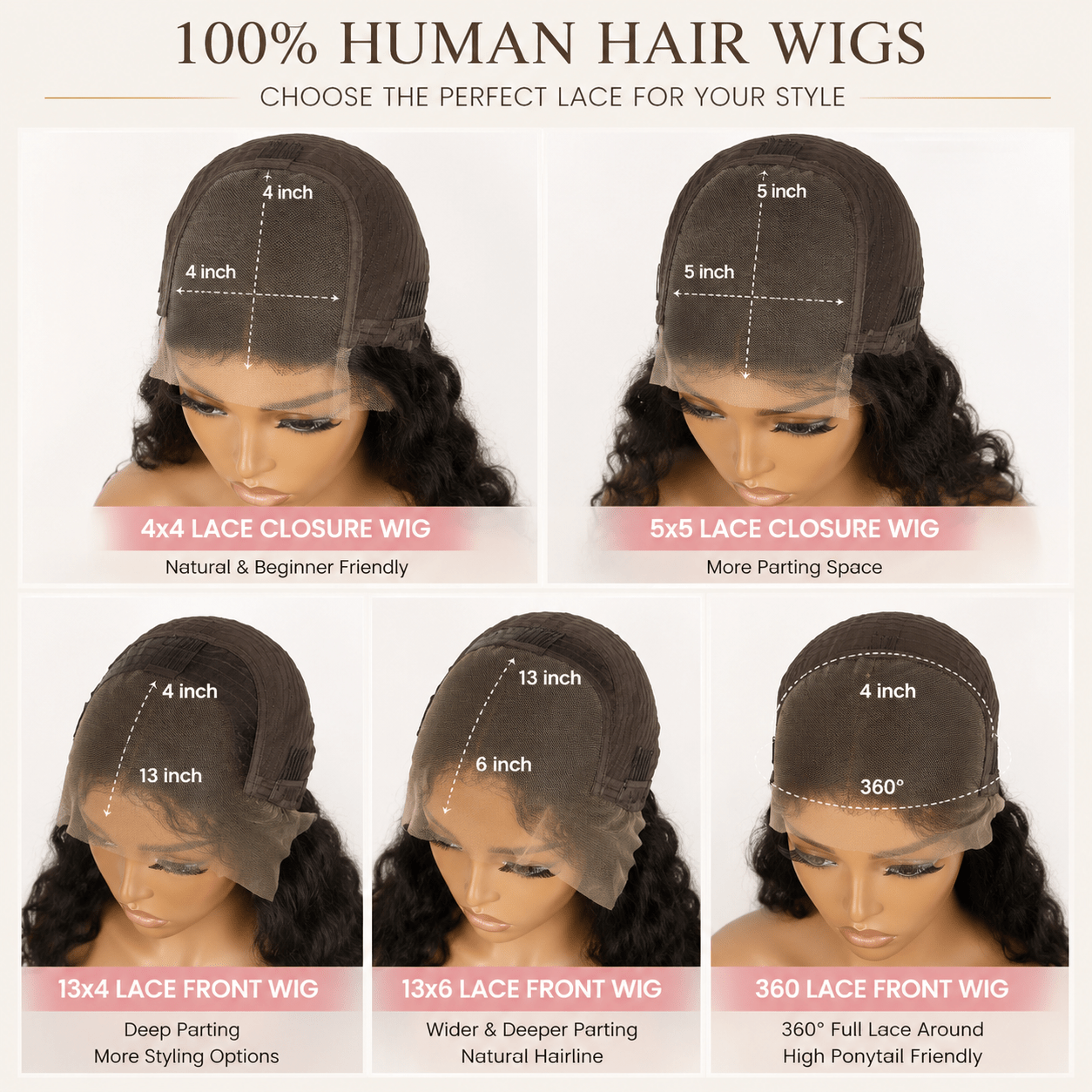 Luxury Brazilian Body Wave HD Lace Front Wig – 100% Human Hair | Tata Hair Cosmetic