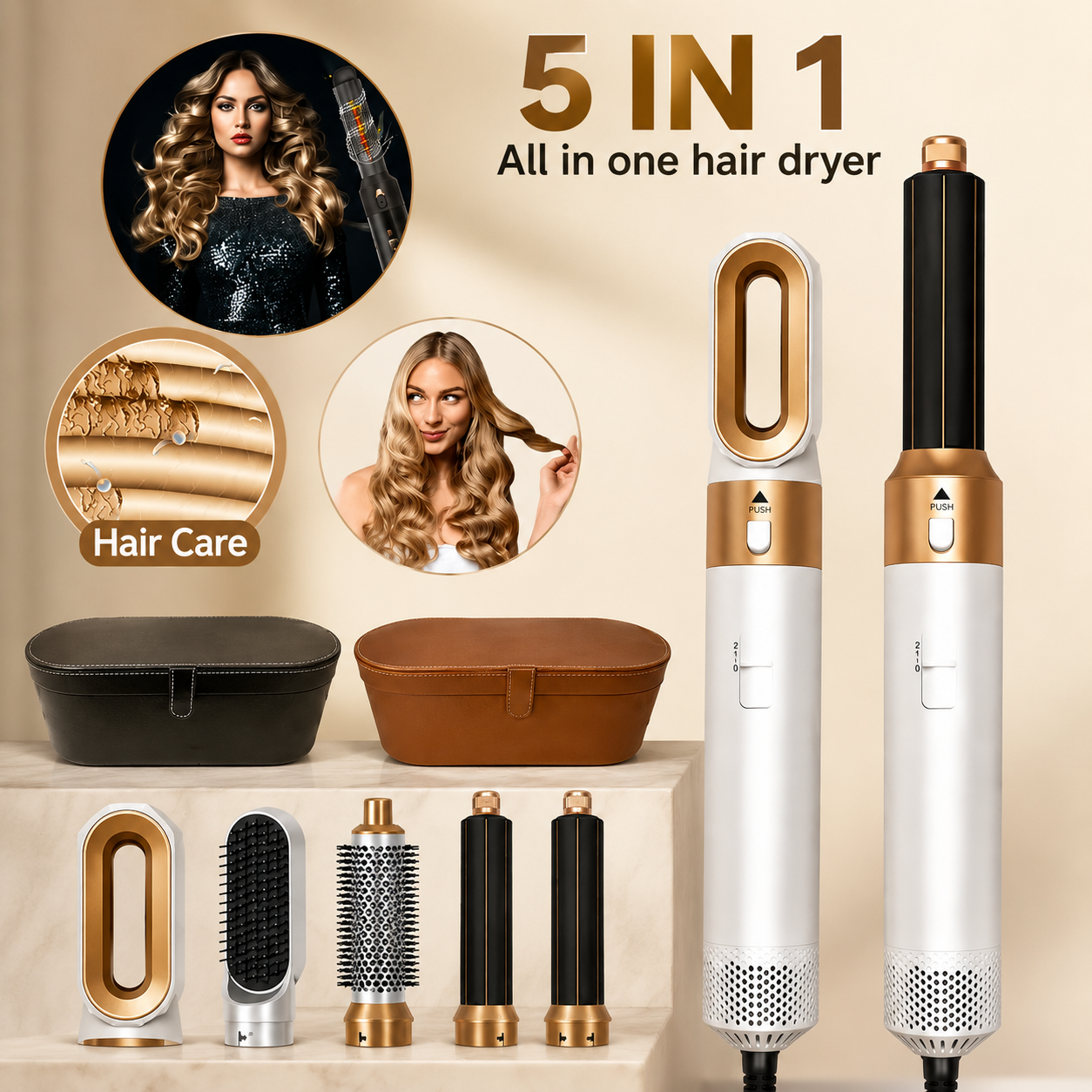 Luxury AirStyler Pro™ | 5-in-1 Professional Hair Styling System