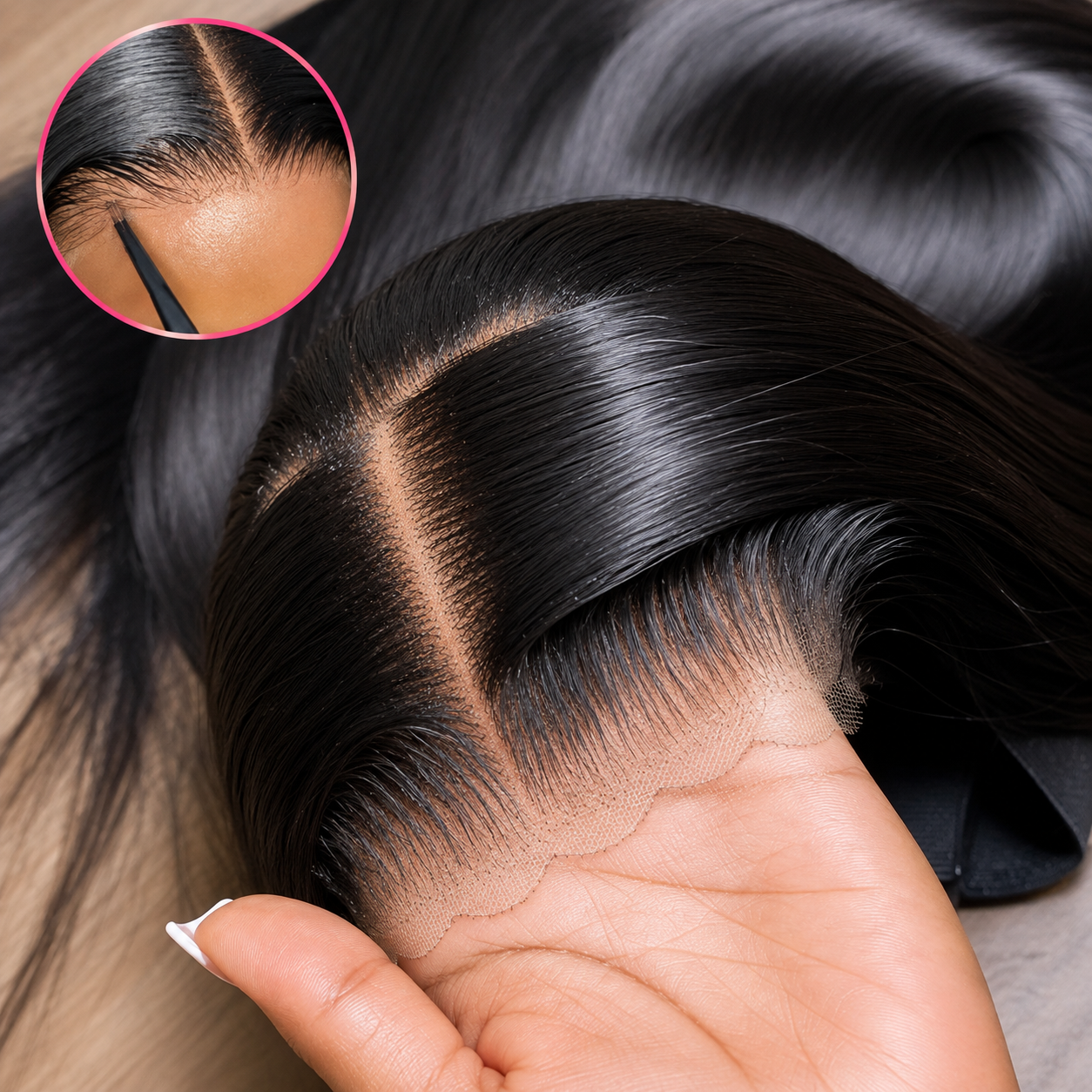 Luxury Brazilian Straight HD Lace Front Wig – 100% Human Hair