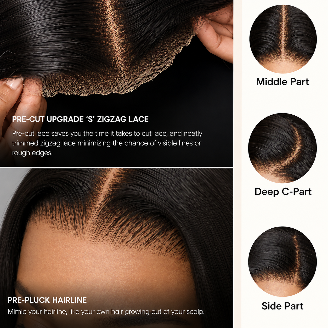 Luxury Brazilian Straight HD Lace Front Wig – 100% Human Hair