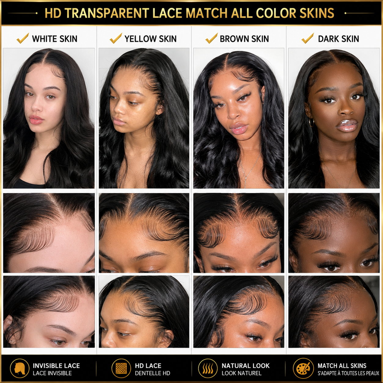 Luxury Brazilian Body Wave HD Lace Front Wig 13x6 – 100% Human Hair