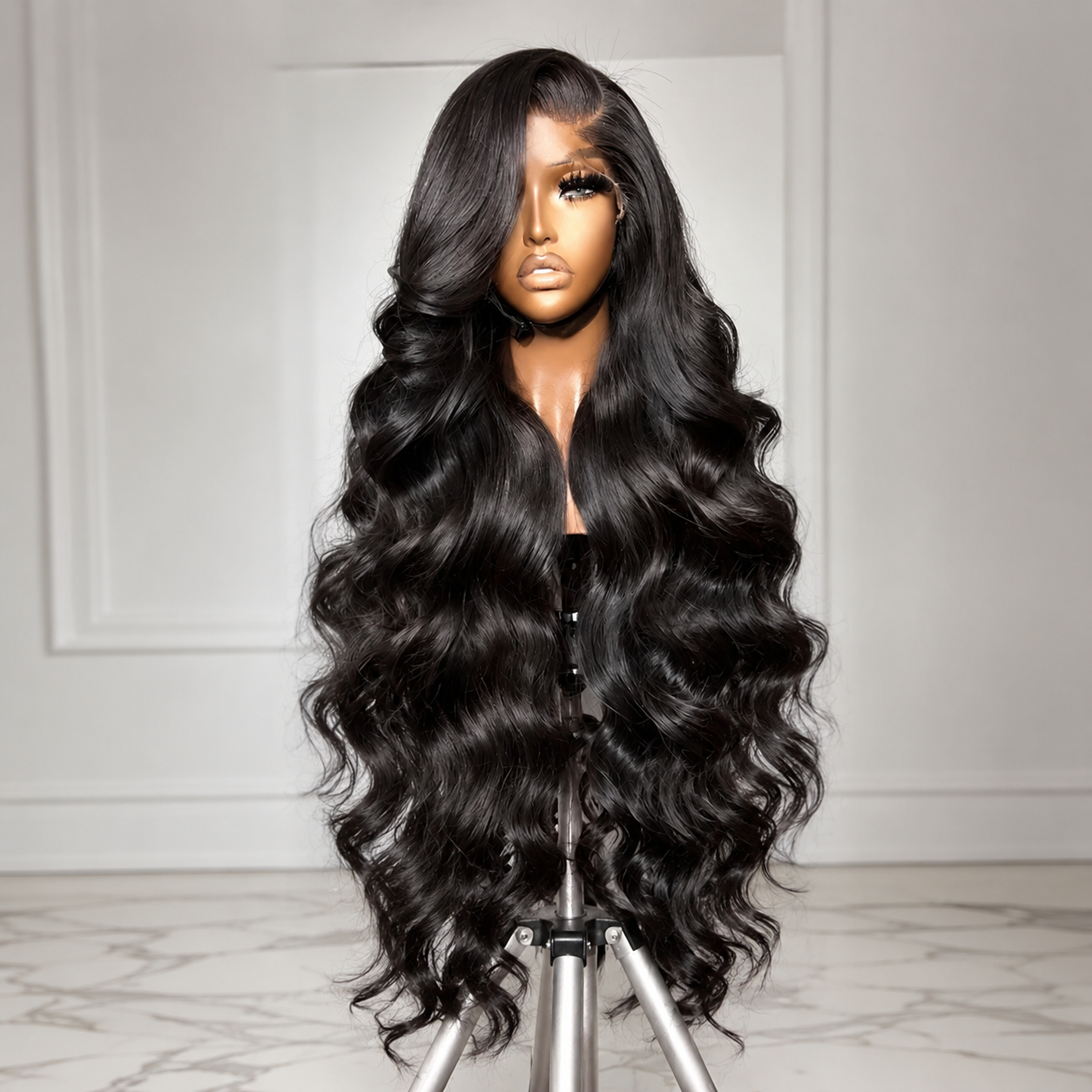 Luxury Brazilian Water Wave HD Lace Front Wig 13x6 – 100% Human Hair