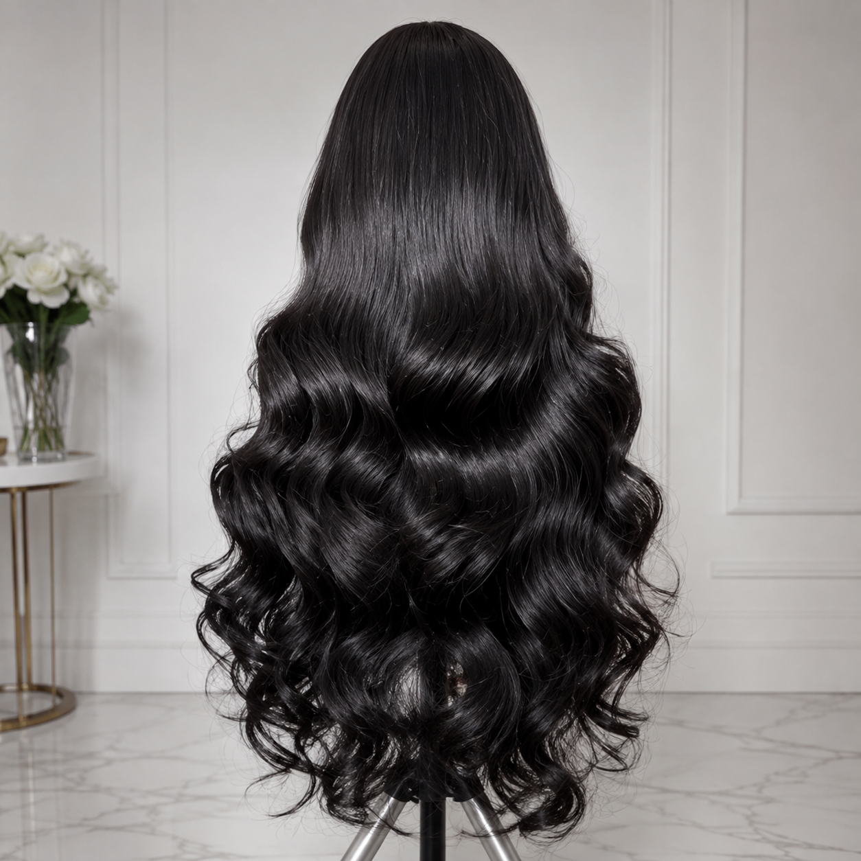 Luxury Brazilian Water Wave HD Lace Front Wig 13x6 – 100% Human Hair