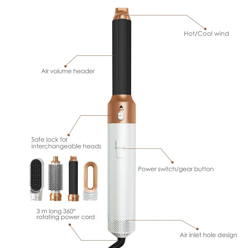 Luxury AirStyler Pro™ | 5-in-1 Professional Hair Styling System