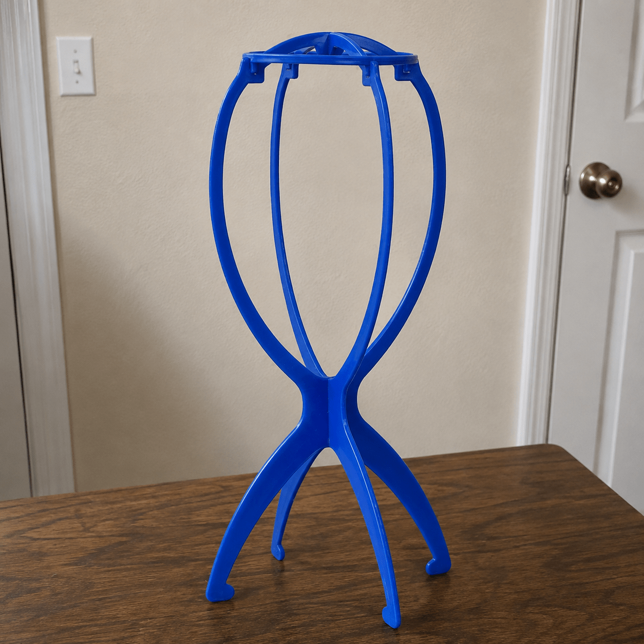 Foldable Wig Stand – Portable Wig Holder | Tata Hair Cosmetic
