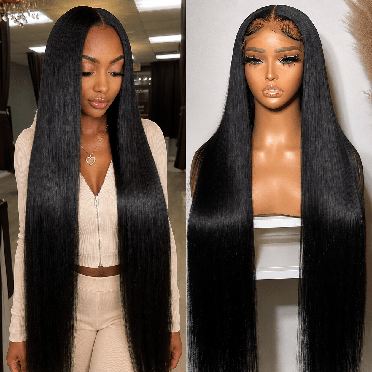 Luxury Bone Straight Wig | Tata Hair Cosmetic