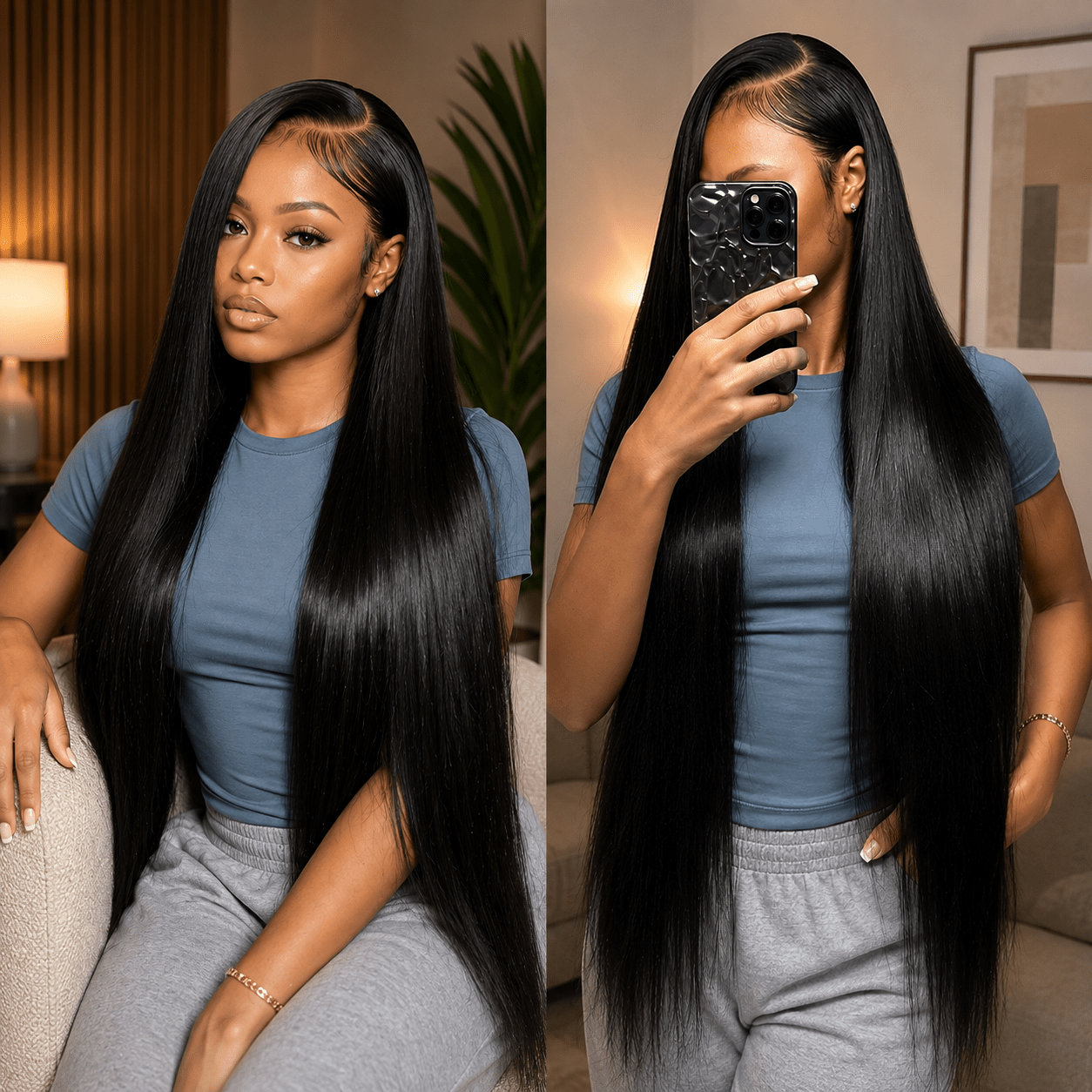 Luxury Bone Straight Wig | Tata Hair Cosmetic