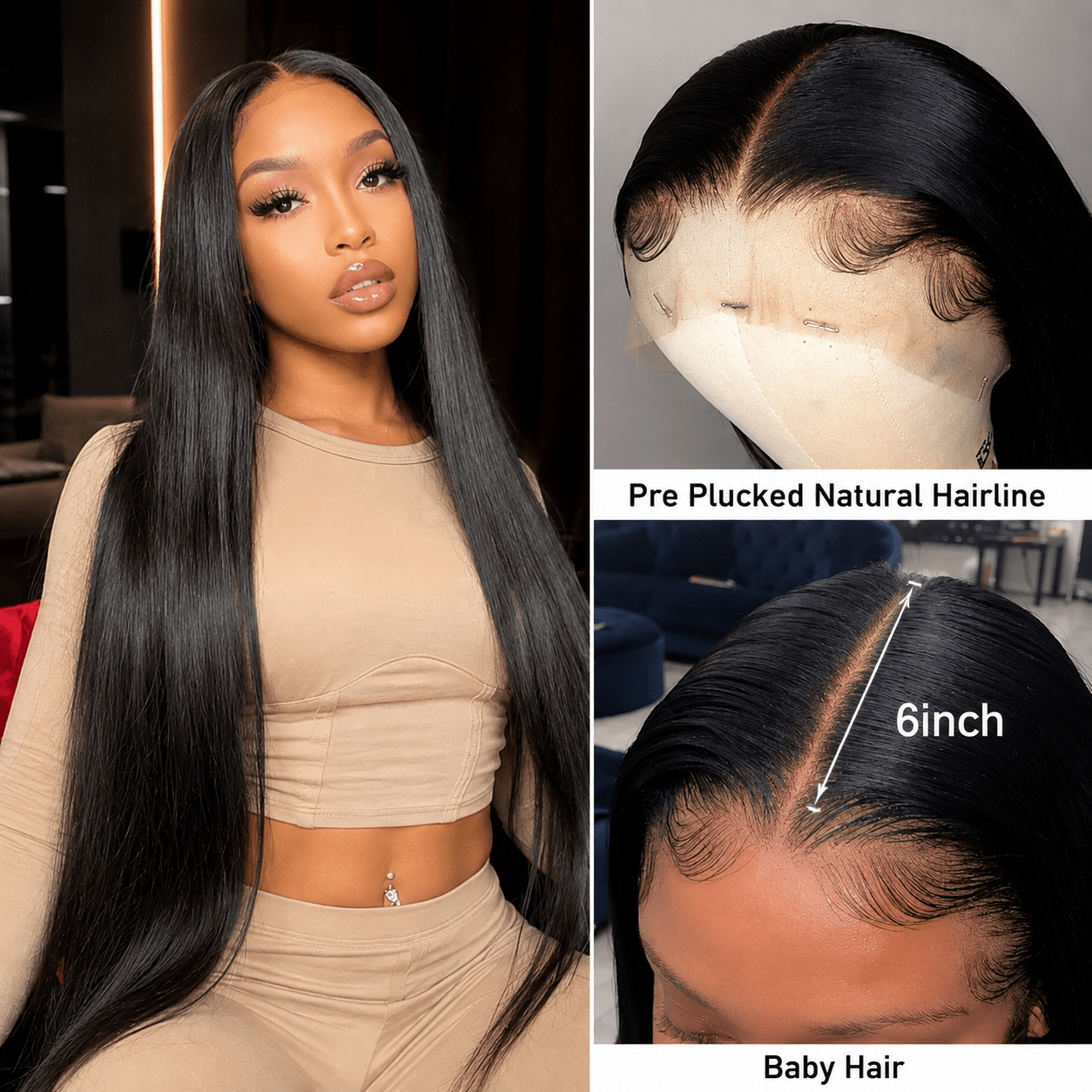 Luxury Bone Straight Wig | Tata Hair Cosmetic