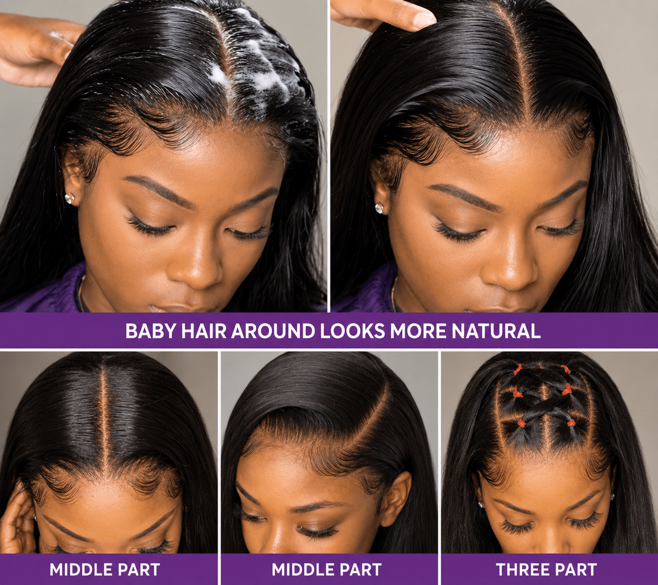 Luxury Brazilian Straight Glueless HD Lace Front Wig – 100% Human Hair | Tata Hair Cosmetic