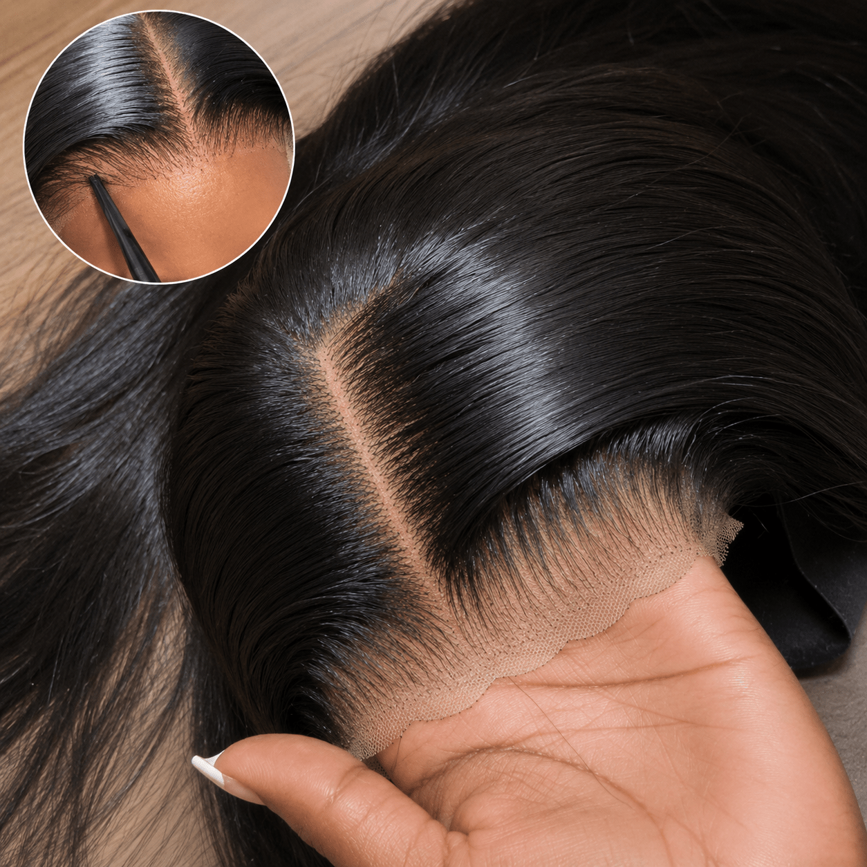 Luxury Brazilian Straight HD Lace Front Wig – 100% Human Hair | Tata Hair Cosmetic