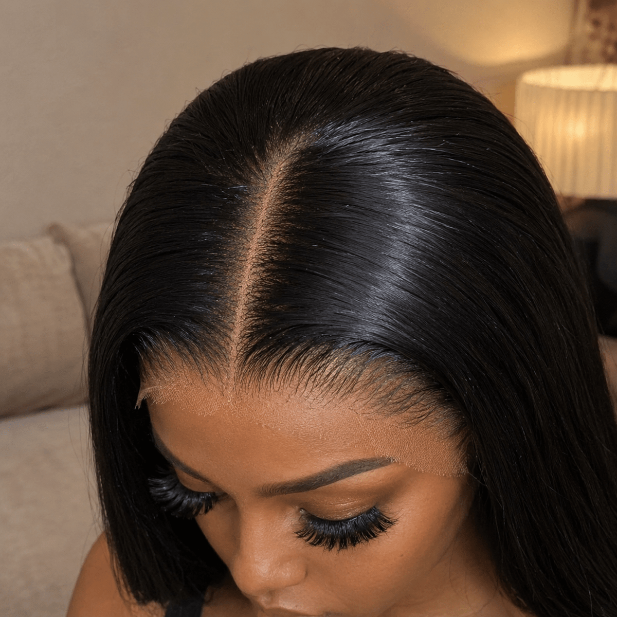 Luxury Brazilian Straight HD Lace Front Wig – 100% Human Hair | Tata Hair Cosmetic