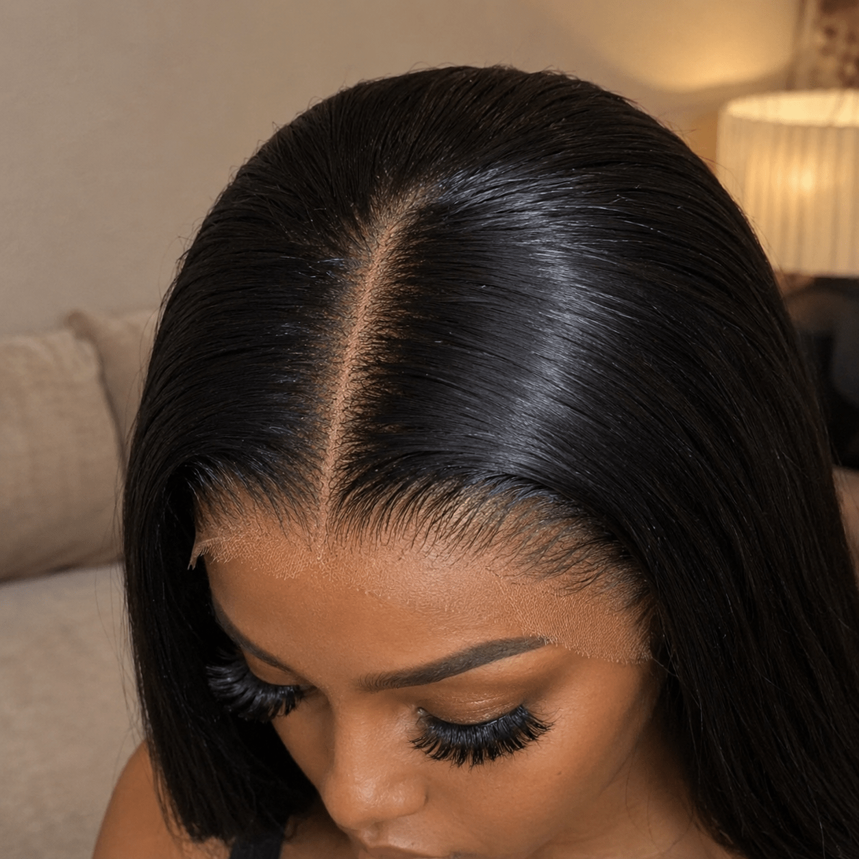 Luxury Brazilian Straight HD Lace Front Wig – 100% Human Hair | Tata Hair Cosmetic