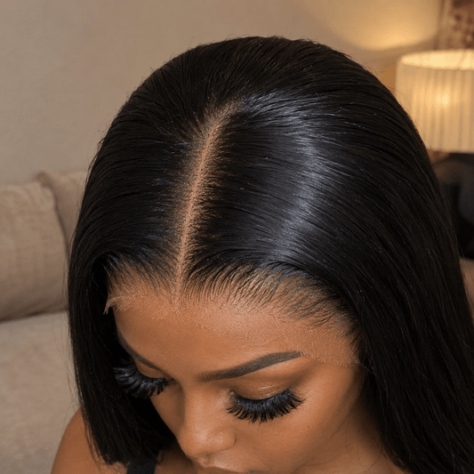 Luxury Brazilian Straight HD Lace Front Wig – 100% Human Hair | Tata Hair Cosmetic