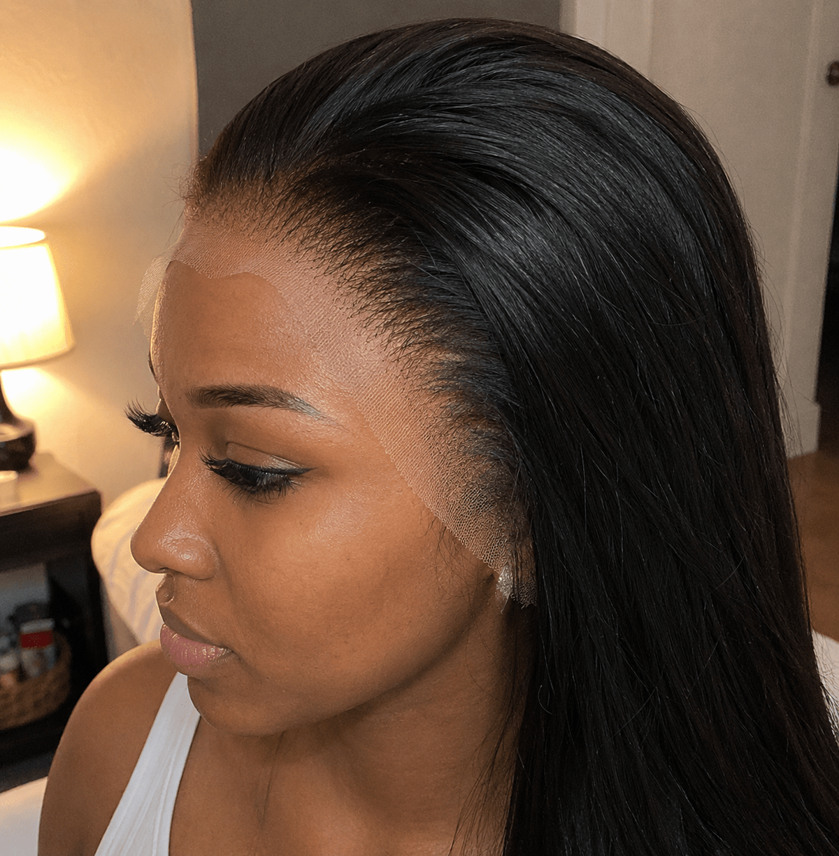 Perruque HD Lace Lisse – Cheveux Humains 100 % Naturels | Tata Hair Cosmetic